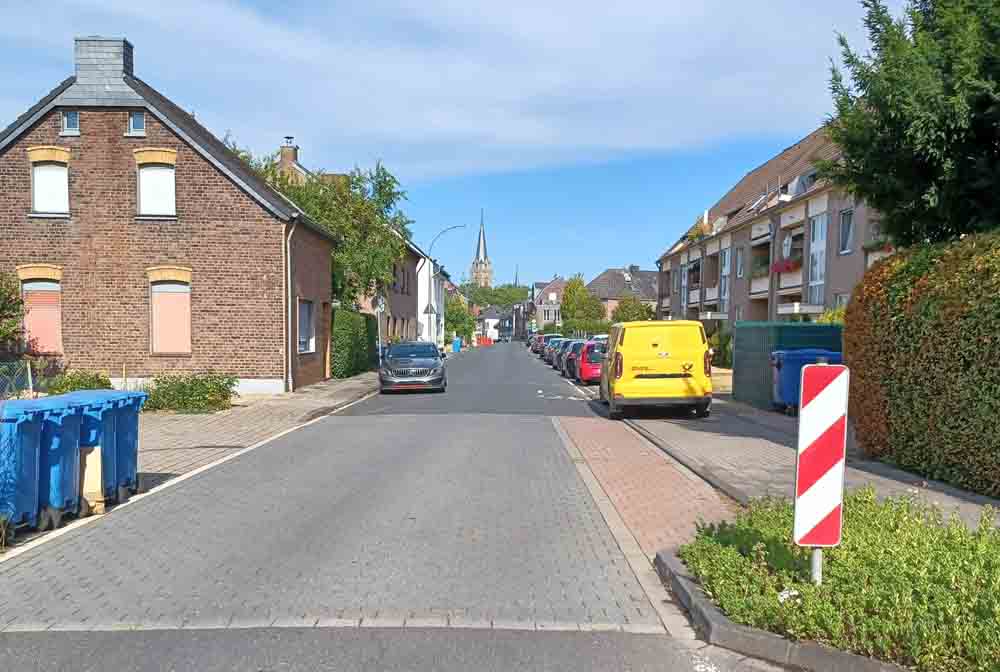 Blick auf die Kreisstraße 19