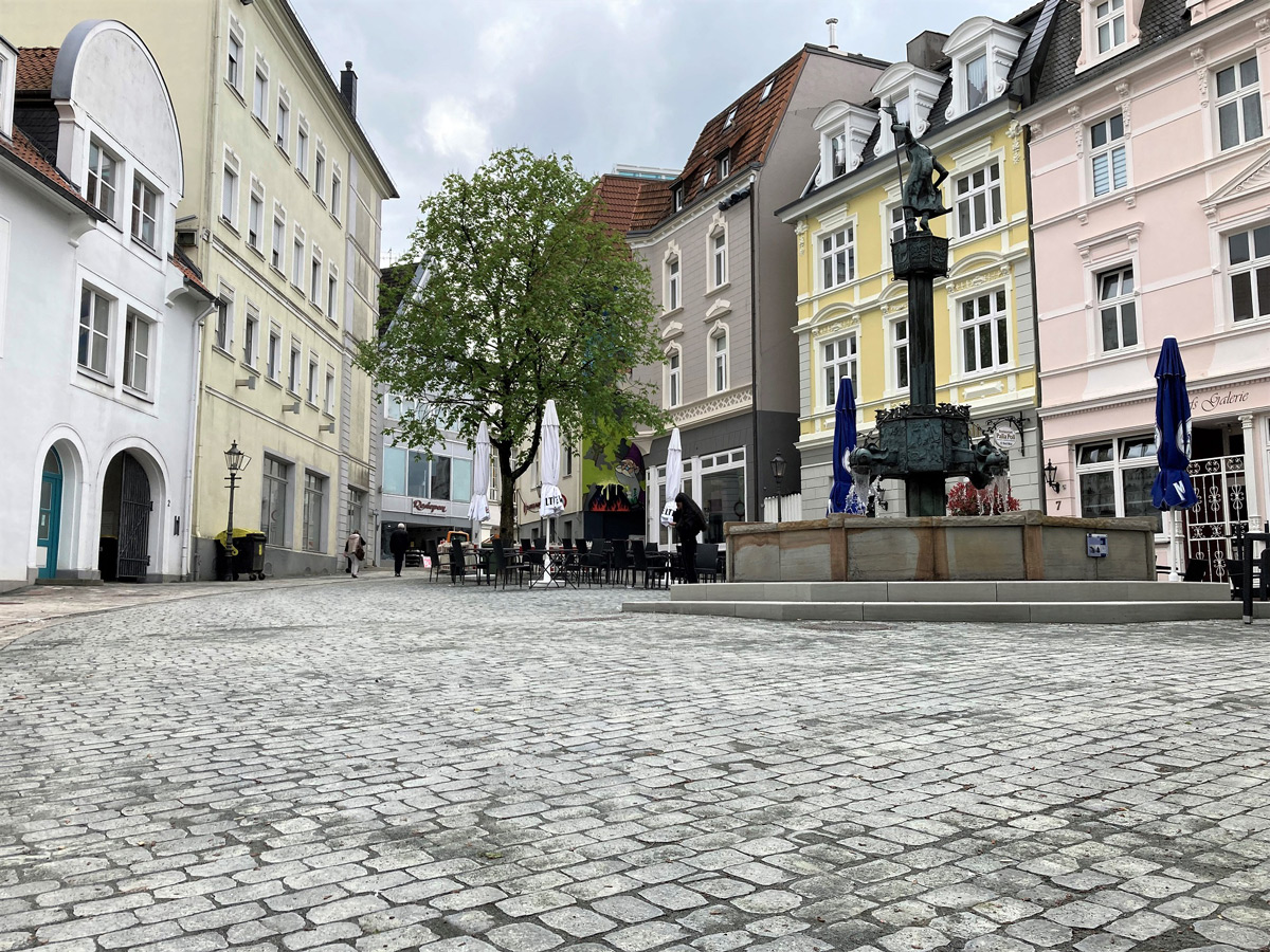 Aktueller Stand beim Altstadt-Umbau in Lüdenscheid