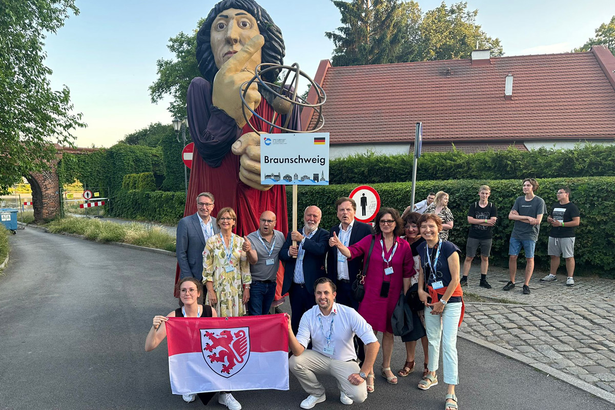 Delegation aus Braunschweig besucht Toruń