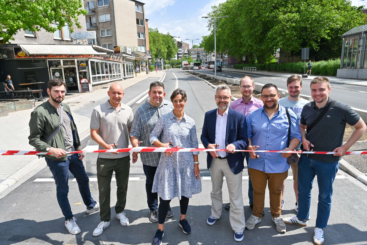 Hattinger Straße in Bochum für den Verkehr freigegeben