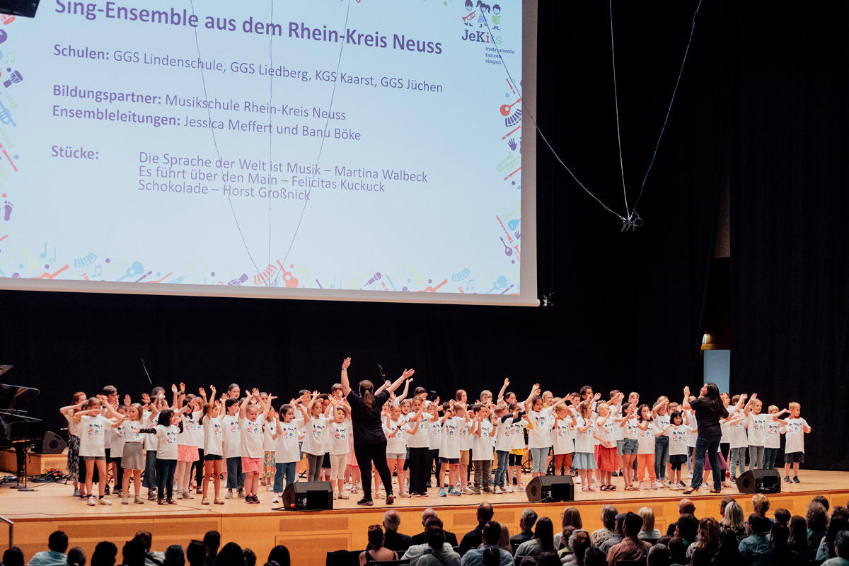 Schüler aus dem Kreis Neuss beim JeKits-Tag 2023