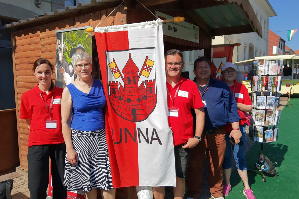 Unna präsentiert sich beim 40. Westfälischen Hansetag