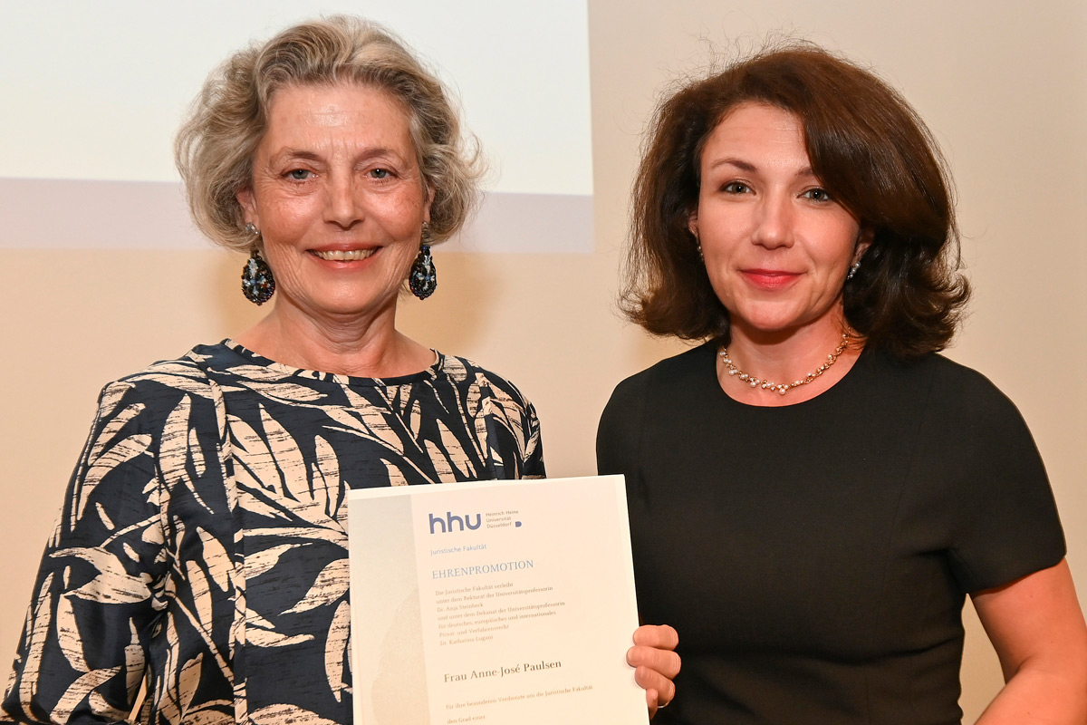 Ehrendoktorwürde für Anne-José Paulsen