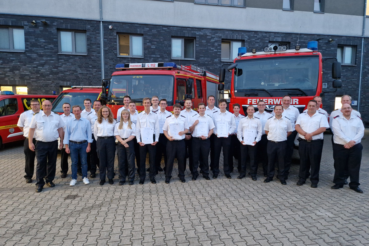 Feuerwehrmann Marco Heisterkamp ausgezeichnet