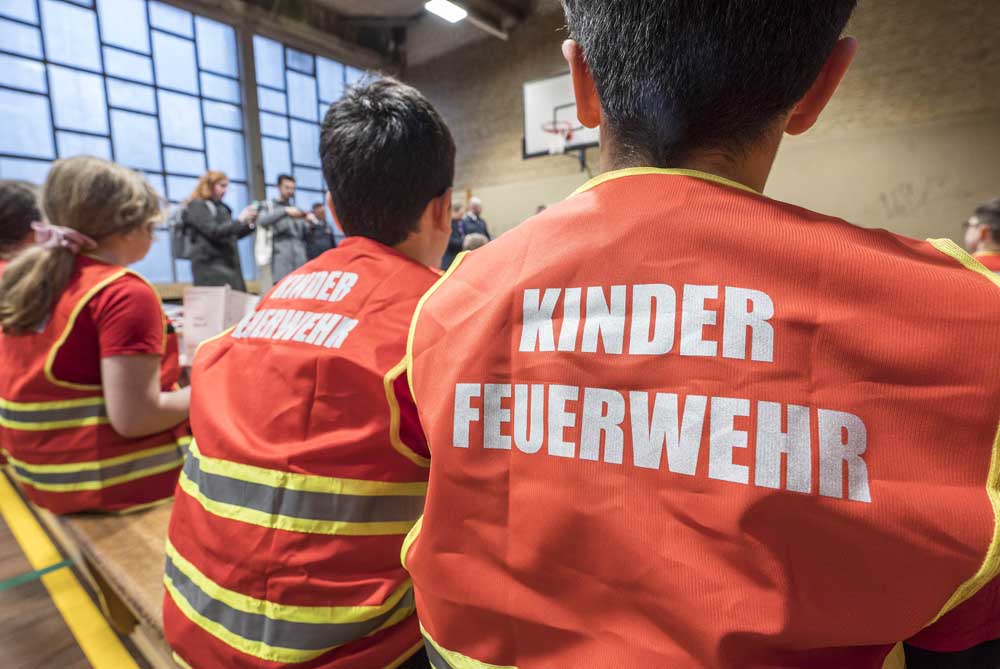 Kinderfeuerwehr in Duisburg