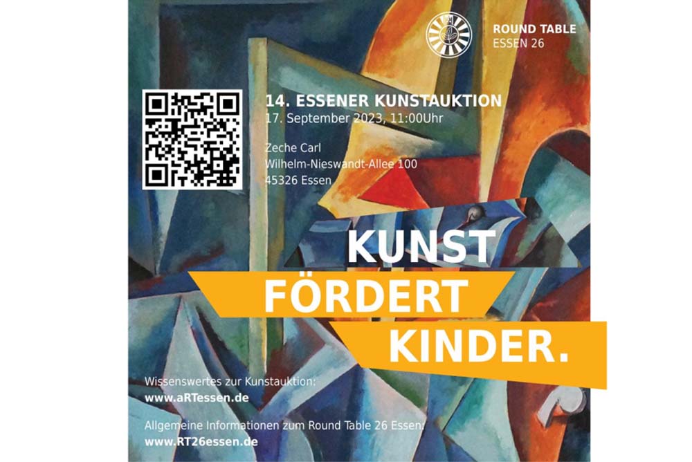 Kunstauktion "Kunst fördert Kinder"