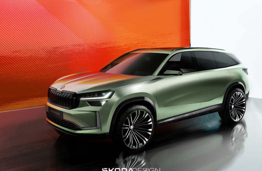 Exterieurskizzen des neuen Kodiaq