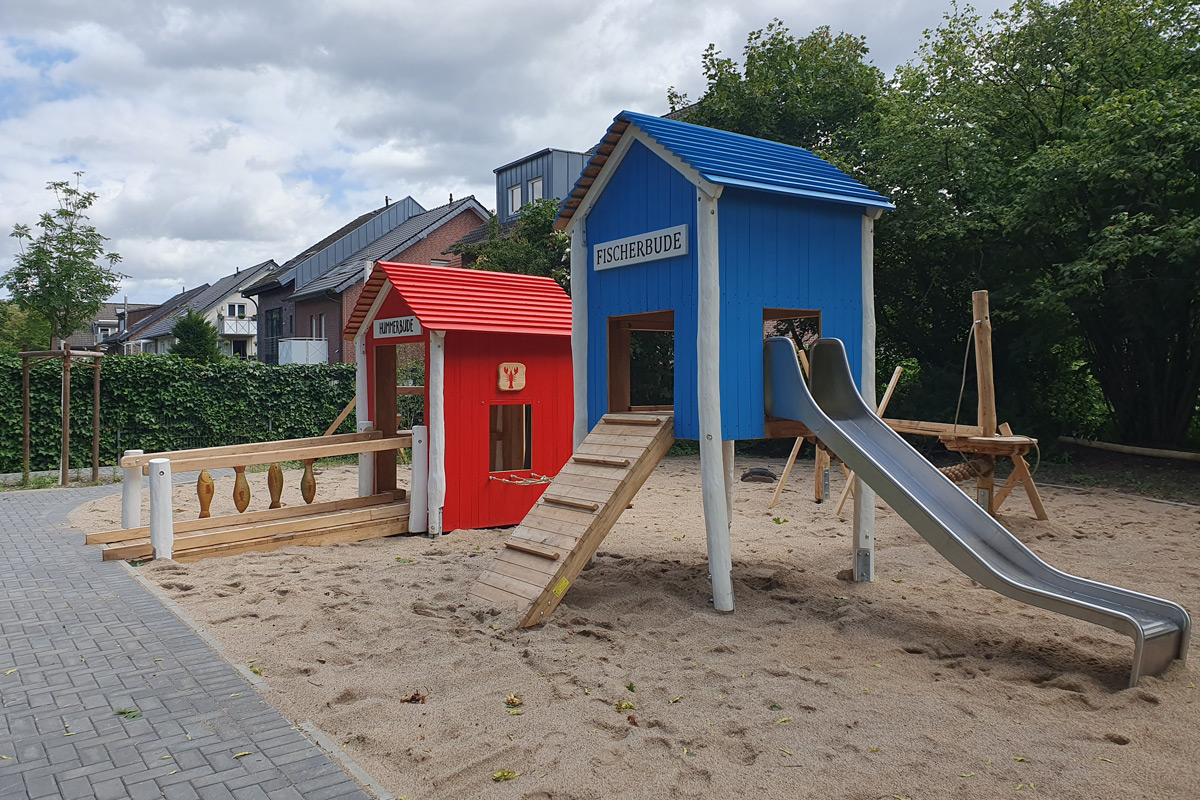 Düsseldorfs Helgoland-Spielplatz eröffnet