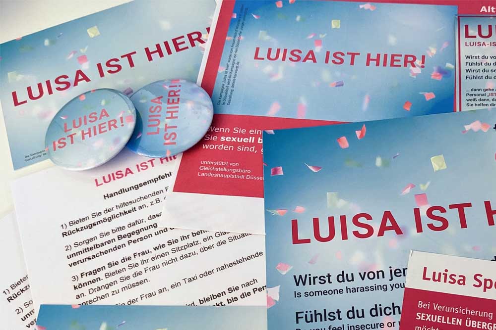 Präventions- und Schutzkampagne „Luisa ist hier!“