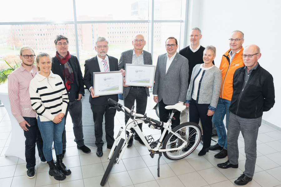 Finanzamtszentrum Essen ist "Fahrradfreundlicher Arbeitgeber"