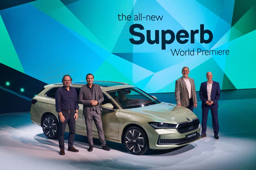 Weltpremiere des neuen Skoda Superb