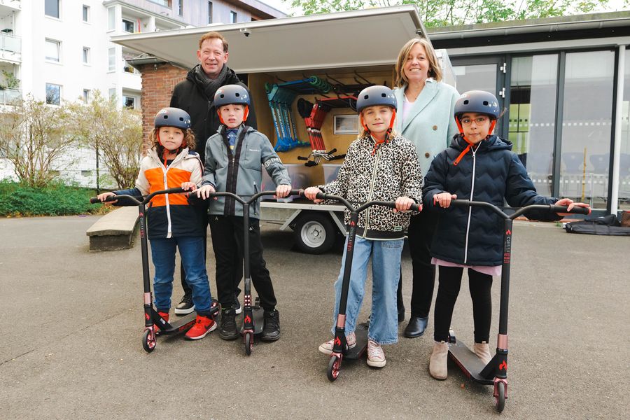 Roller Mobil für Düsseldorfer Schulen