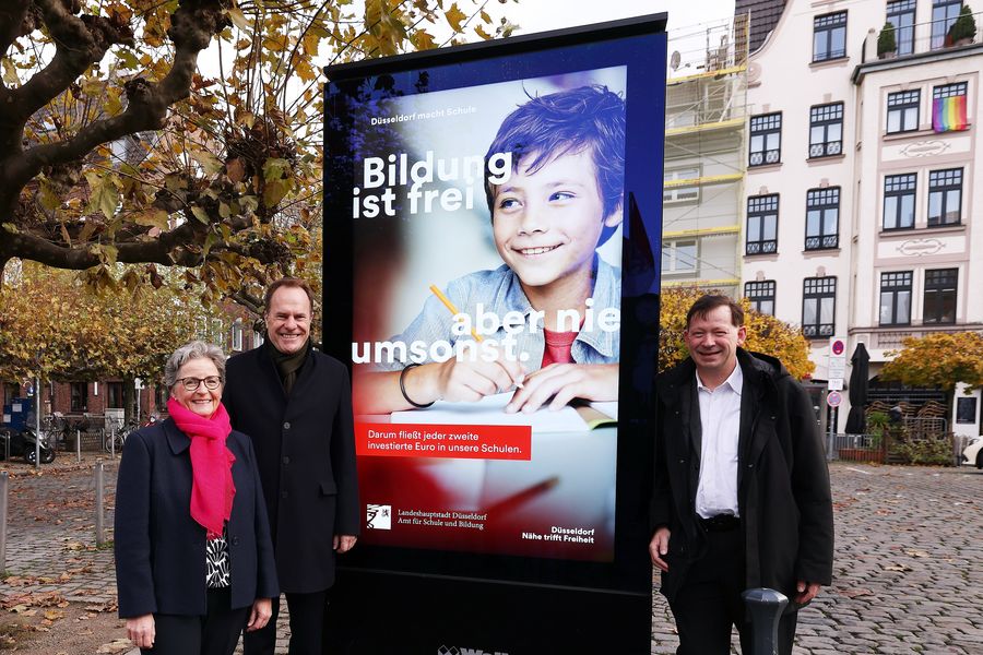 Düsseldorf startet neue Schulkampagne