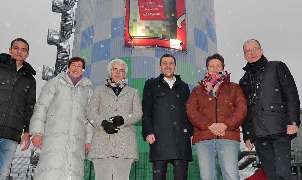 Krefeld: Wärmespeicher am Voltaplatz nimmt Betrieb auf