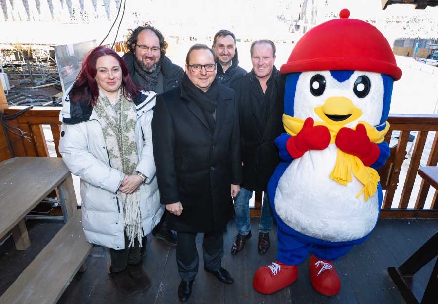 Essener Wintertraum 2024 auf dem Kennedyplatz