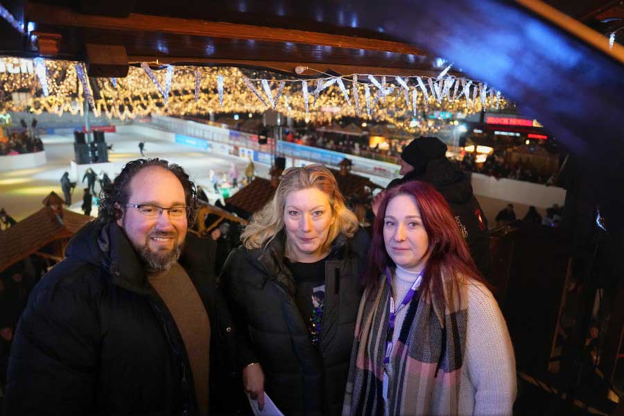 "Essener Wintertraum" auf dem Kennedyplatz