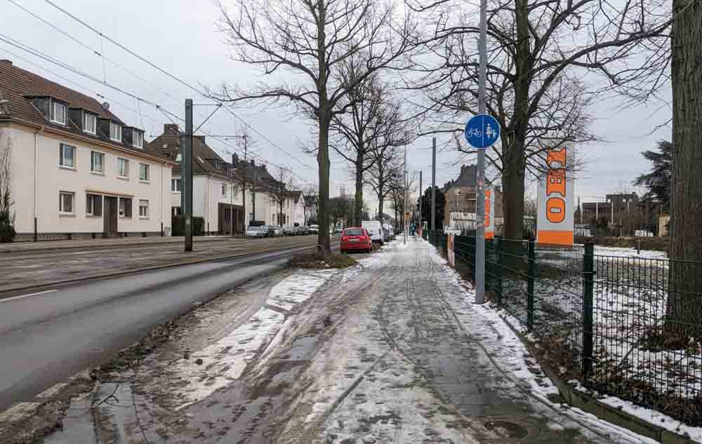 ADFC befragt Radfahrende zum Winterdienst in Düsseldorf