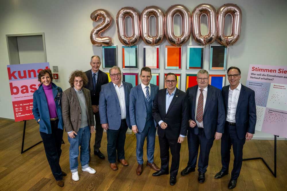 E.ON „Kunst Basar“ erzielt 200.000 Euro Spenden