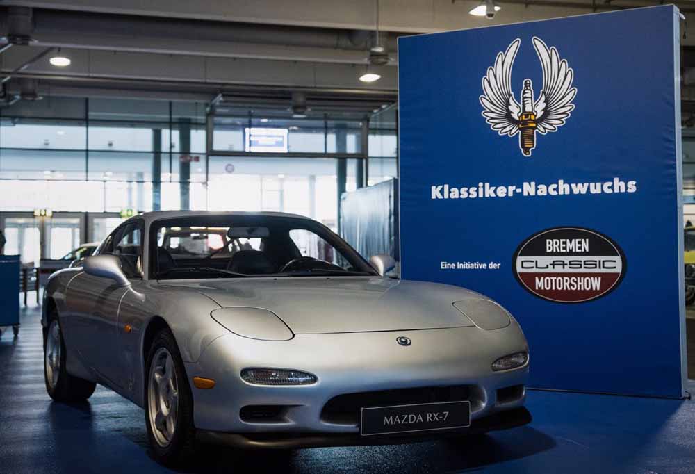 Mazda RX-7 als Highlight der Bremen Classic Motorshow
