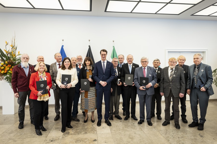 Verleihung des Verdienstordens des Landes NRW