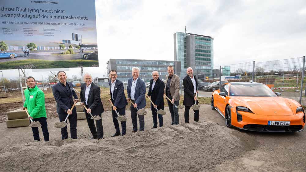 Spatenstich für neues Porsche-Qualifizierungszentrum