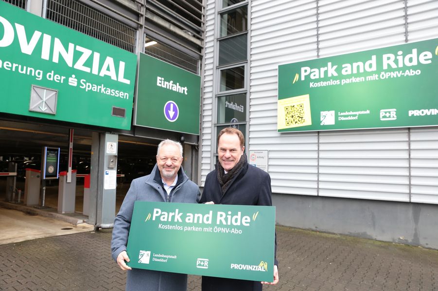 Düsseldorf: Neues, smartes Park & Ride-Angebot