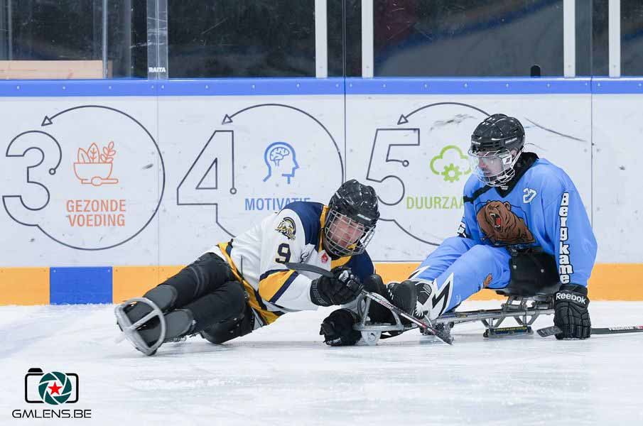 Erstes Para Eishockey Spiel in Düsseldorf-Benrath