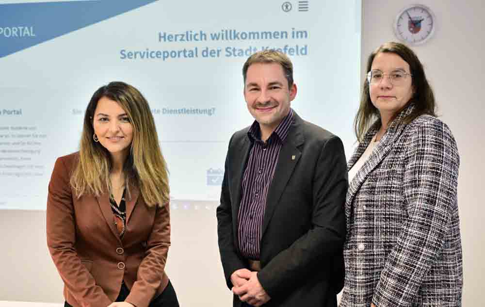 Stadt Krefeld verbessert dass Online-Serviceportal
