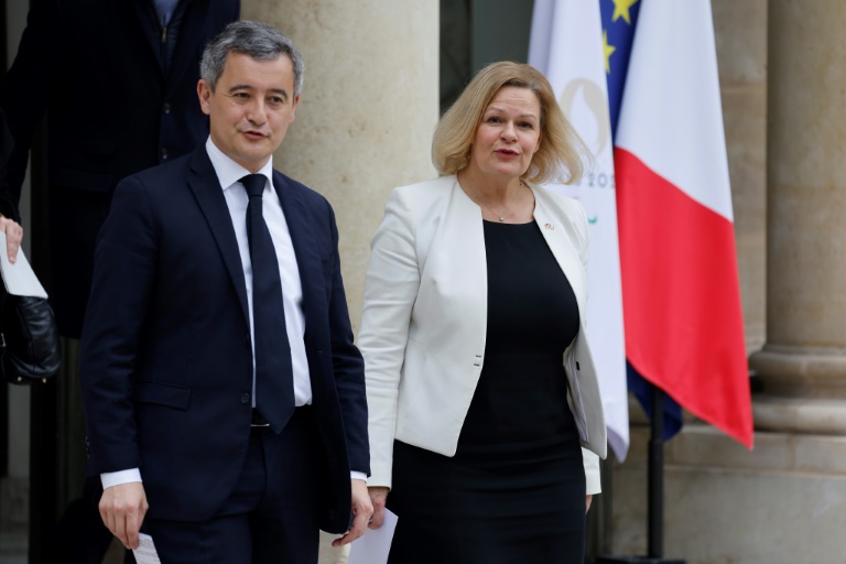 Faeser kündigt für Fußball-EM und Olympia Anti-Terror-Kooperation mit Frankreich an