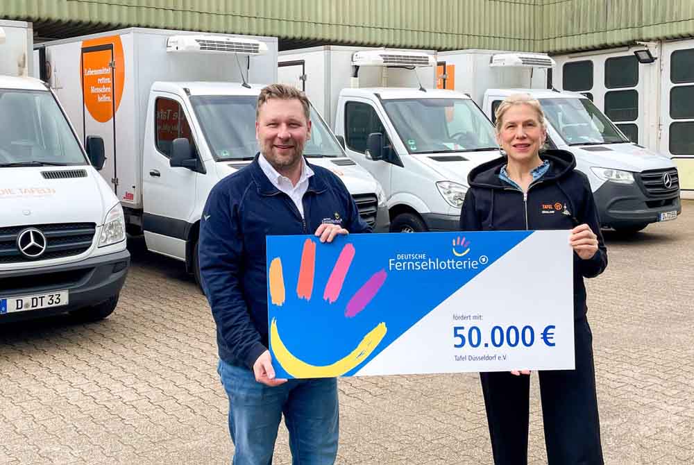 50.000 Euro Förderung für den Tafel Düsseldorf e.V.