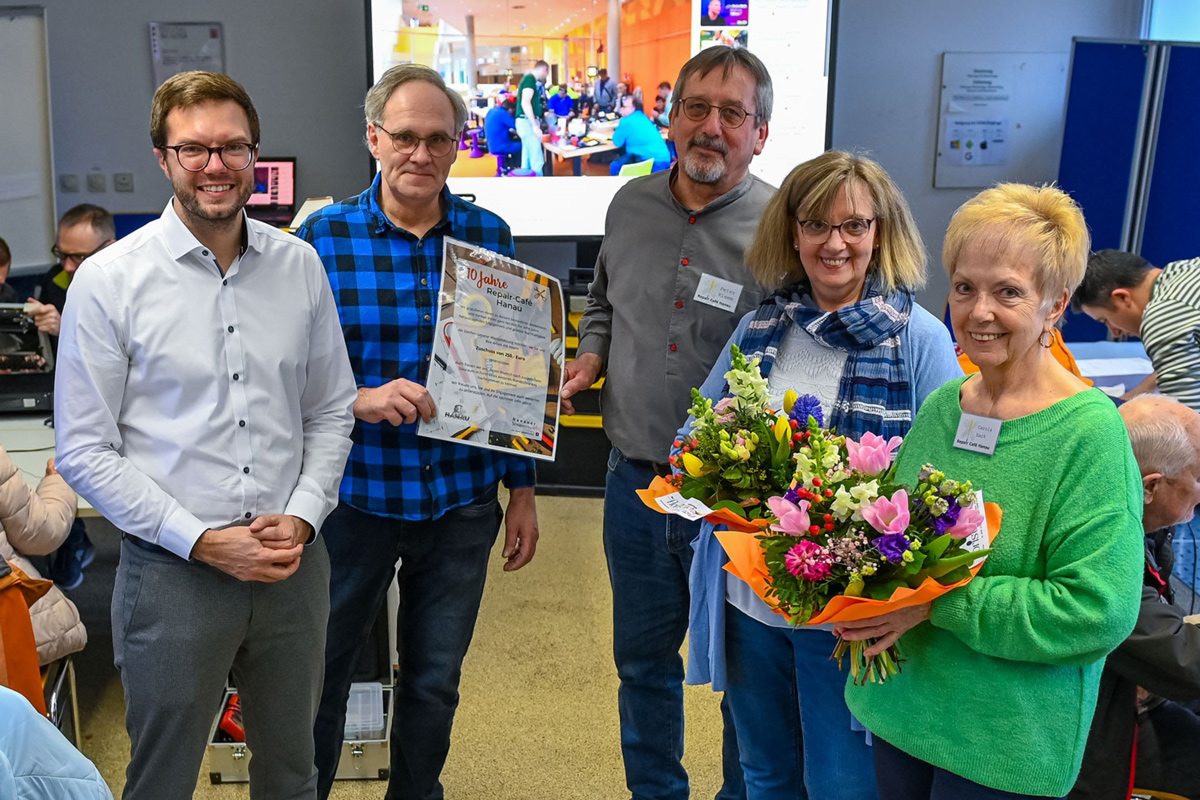 Repair Café Hanau feiert 10-jähriges Bestehen