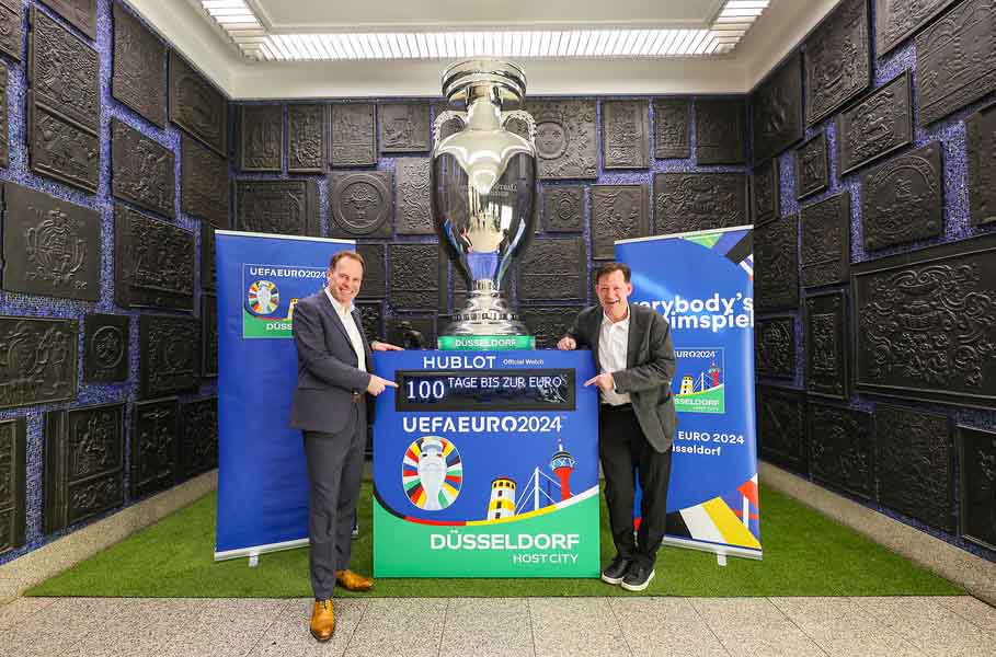 Düsseldorf: Noch 100 Tage bis zur UEFA EURO 2024