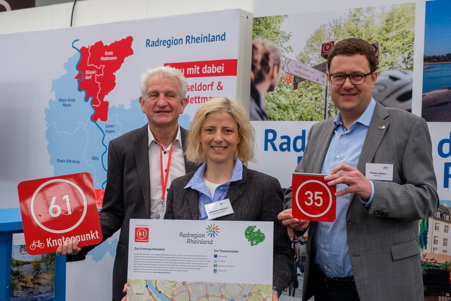 Radregion Rheinland: Düsseldorf und Mettmann sind dabei
