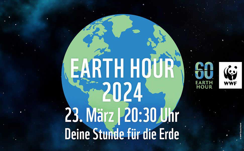 Düsseldorf nimmt an der Earth Hour 2024 teil