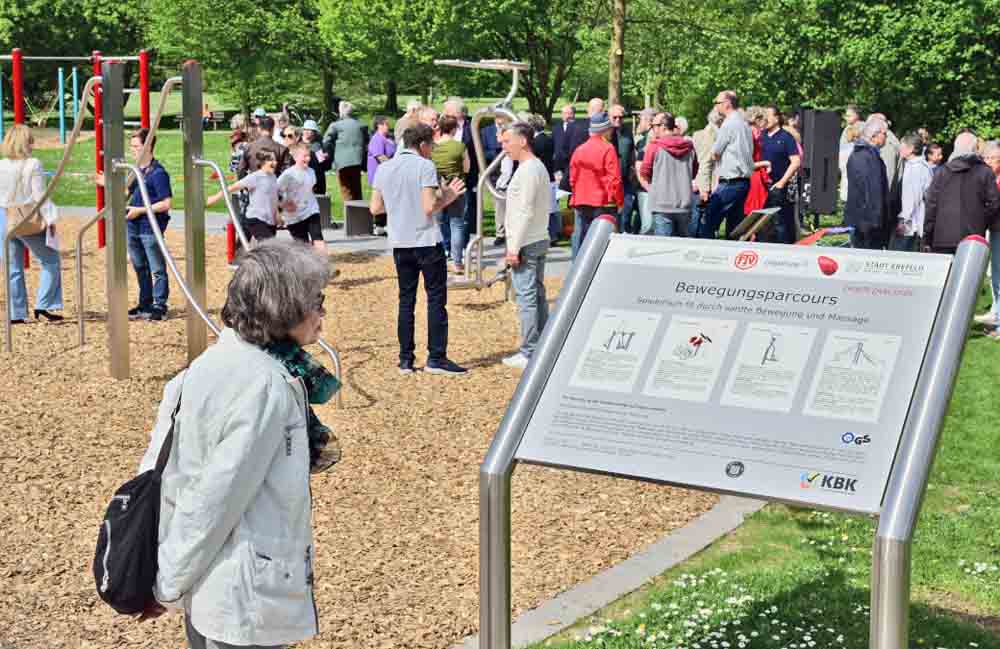 Krefeld: Neuer Fitnesspark im Stadtpark Fischeln eröffnet