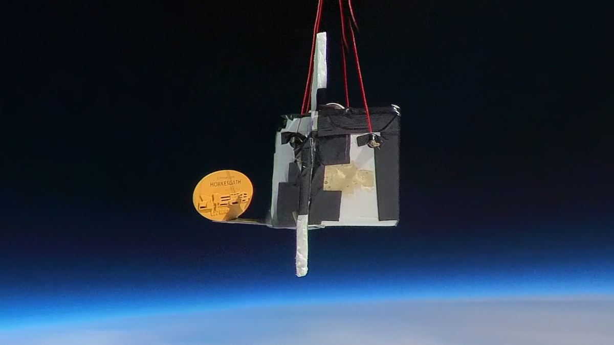 HorkRiser brachte Krefeld ins All