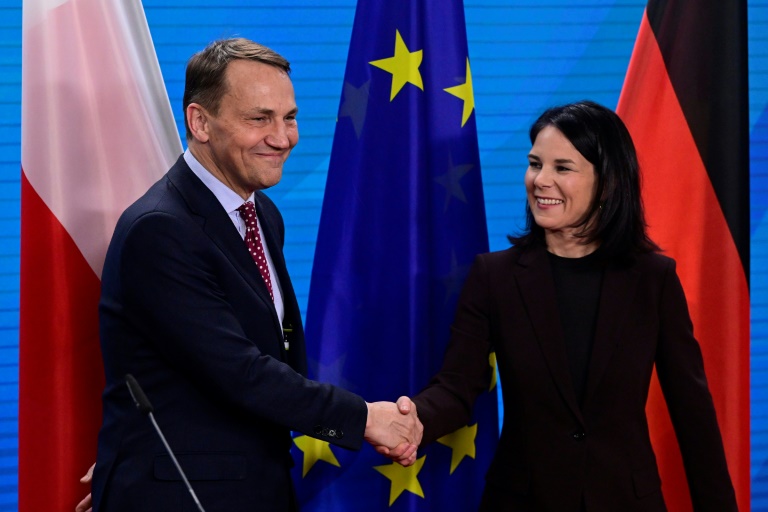 20 Jahre EU-Erweiterung: Baerbock trifft polnischen Außenminister Sikorski