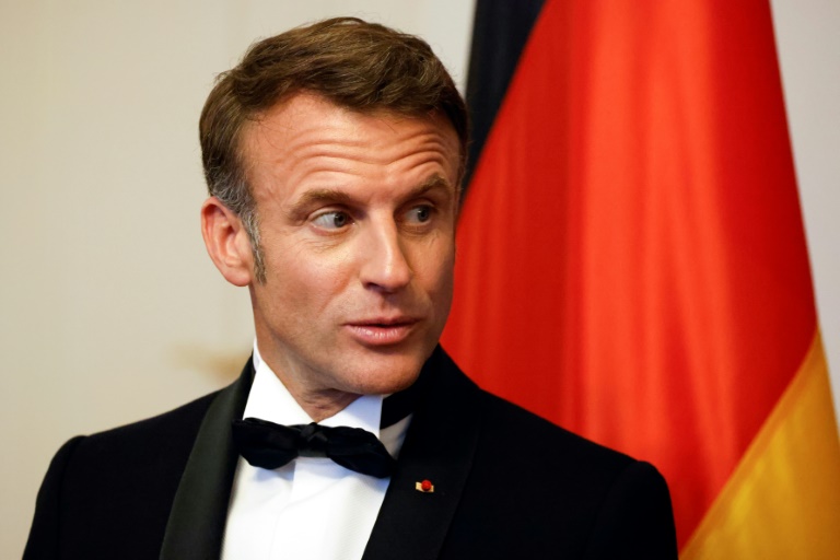 Frankreichs Präsident Macron erhält Westfälischen Friedenspreis