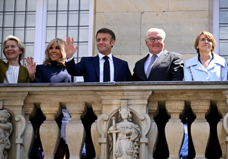 Frankreichs Präsident Macron mit Westfälischem Friedenspreis ausgezeichnet