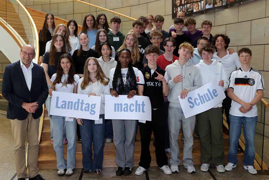 Aktionstag „Landtag macht Schule“ in Düsseldorf