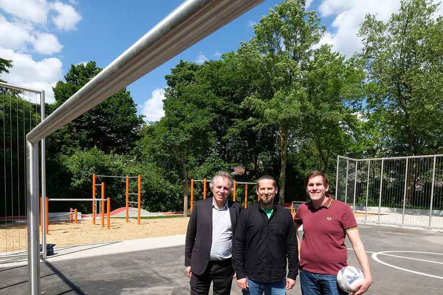 Düsseldorf: Spielplatz an der Sohnstraße wiedereröffnet