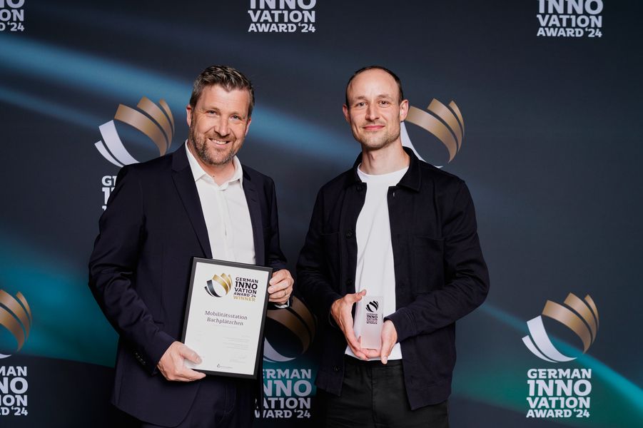 Düsseldorfer Mobilitätsstation gewinnt German Innovation Award