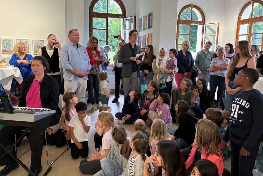 Kinder der Folkwang Musikschule erobern Galerie Schloß Borbeck