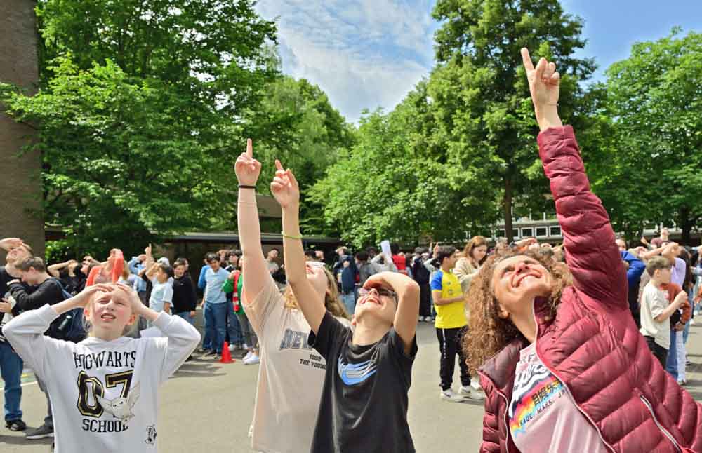 Krefeld: Stratosphären-Mission der Gesamtschule Kaiserplatz