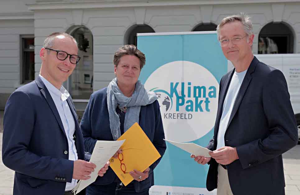 Zwei weitere Unternehmen Mitglied im Krefelder Klimapakt