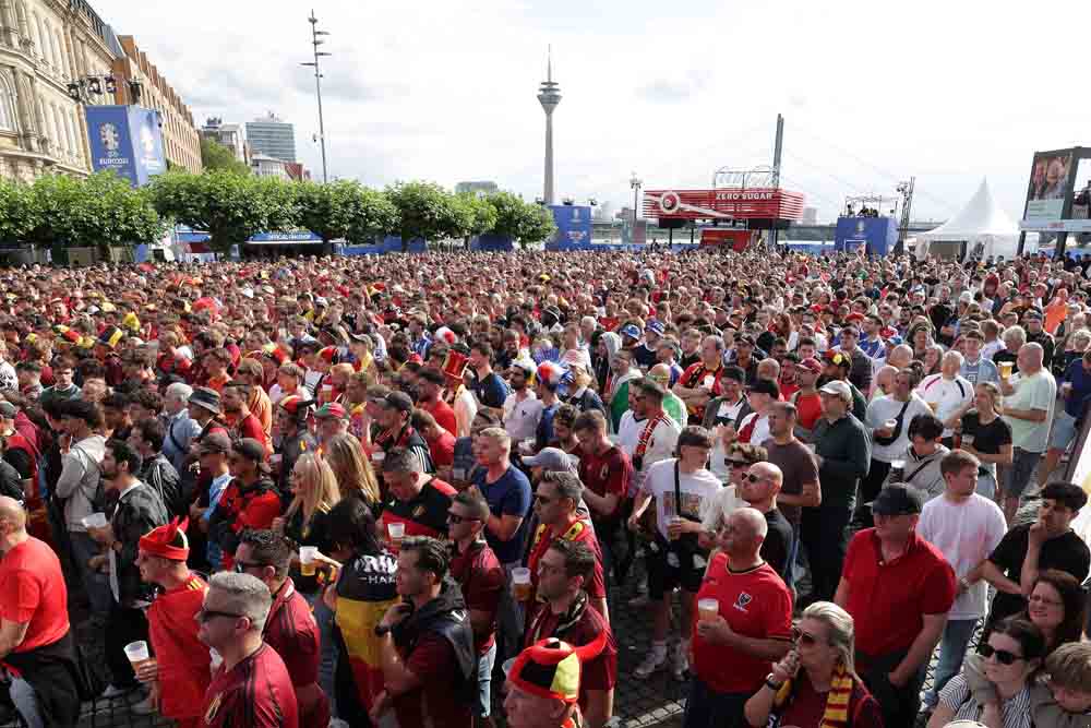 12.500 Besucher sehen Achtelfinalspiele in Düsseldorf
