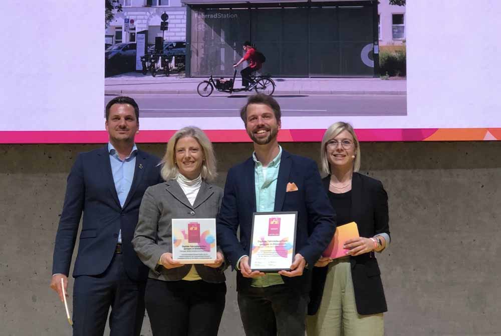 Eurobike Award 2024 für Düsseldorfer Fahrradquartiersgaragen