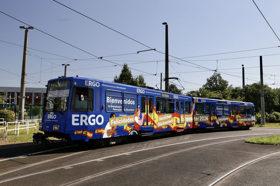 Europameisterbahn fährt bis Jahresende durch Düsseldorf