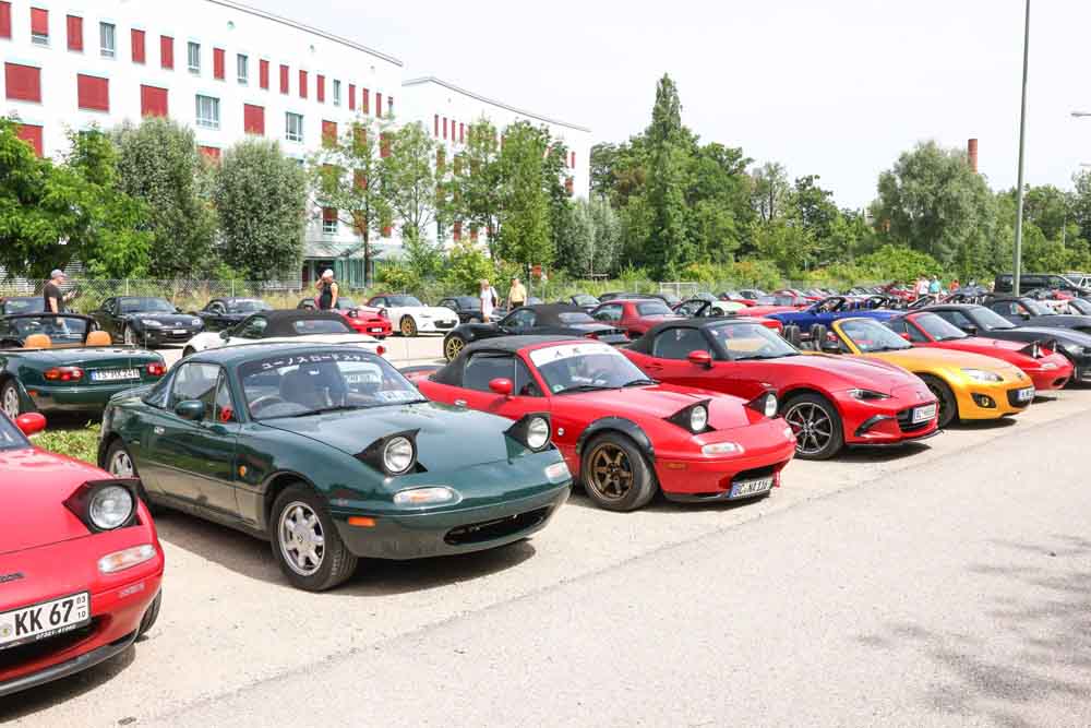 Besucherrekord beim Mazda MX-5 Treffen in Augsburg
