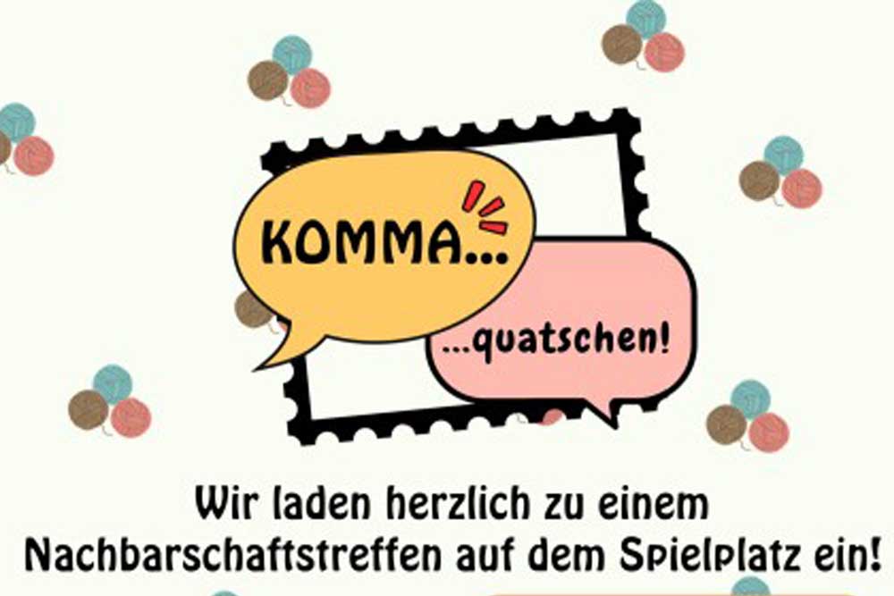 Filz- und Begegnungsangebot der "KOMMA-Reihe"